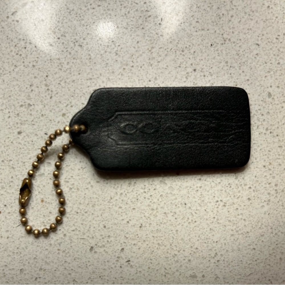 Vintage Coach black hangtag